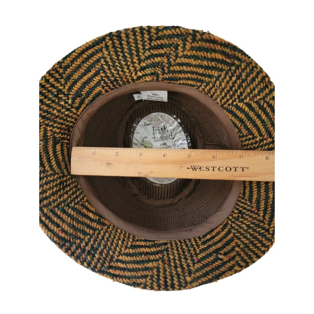 Jonathan Richard Irish Tweed Wool Walking Hat Size M - Made in Ireland - Picture 7 of 9